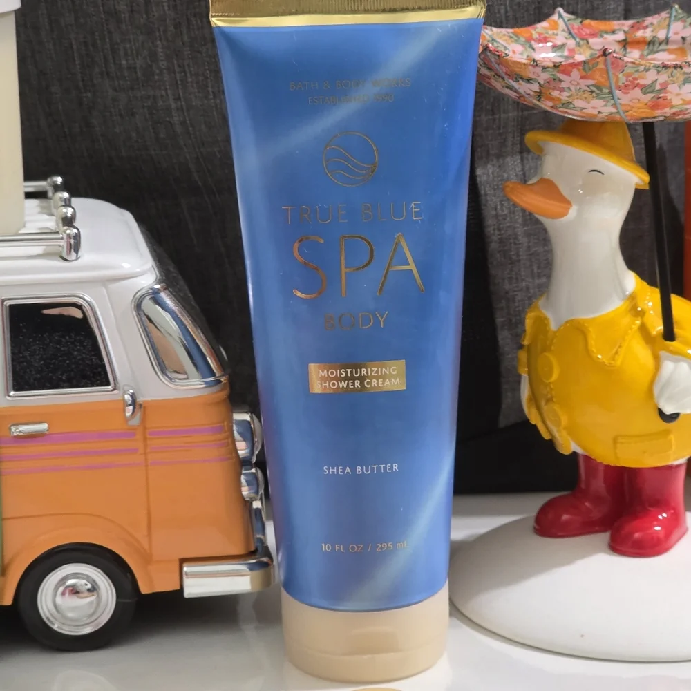 Bath & Body Works True Blue Spa Moisturizing Shea Shower Cream 10oz NEW RARE